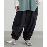 ブラック(00) | n'OrLABELアラビアンサルエルパンツ | osharewalker