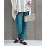 ブルーグリーン | n'OrLABELNEW裏起毛フレキシンストレッチパンツ | osharewalker