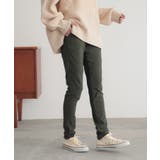 カーキ | n'OrLABELNEW裏起毛フレキシンストレッチパンツ | osharewalker