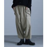 アッシュカーキ | kOhAKU変形ドレープサルエルパンツ | osharewalker