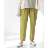 ピスタチオ | n'OrLABEL接触冷感センタープレステーパードカラーパンツ | osharewalker