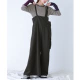 ブラック | kOhAKUアシメデザインサロペット | osharewalker