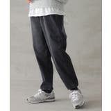 ユーズドブラック | n'OrLABELパウダー裏起毛デニムジョガーパンツ  | osharewalker