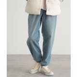 ヴィンテージブルー | n'OrLABELパウダー裏起毛デニムジョガーパンツ  | osharewalker