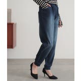 インディゴ | n'OrLABELパウダー裏起毛デニムジョガーパンツ  | osharewalker