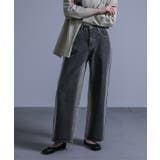 ブラックデニム | kOhAKUブリーチラインデニムパンツ | osharewalker