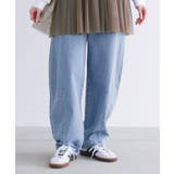 ウォッシュブルー | n'OrLABELカーブシルエットデニム  | osharewalker