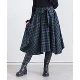 グリーン(42) | n'OrLABELクラシカルチェックスカート  | osharewalker