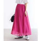 ラズベリー | n'OrLABELふわさらロングスカート | osharewalker