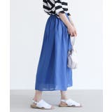 ブルー（30） | n'OrLABELふわさらロングスカート | osharewalker