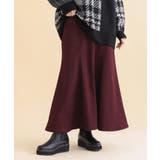 ボルドー | n'OrLABEL裏ベロアぽかマーメイドスカート  | osharewalker