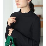 ブラック(00) | n'OrLABELメローデザインリブカットソー | osharewalker