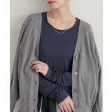 ネイビー | n'OrLABELラウンドネックモチモチロンT | osharewalker