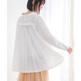 オフホワイト | n'OrLABELバックプリーツシャツ | osharewalker