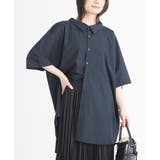 ダークネイビー | n'OrLABEL洗練デザインロングシャツ | osharewalker