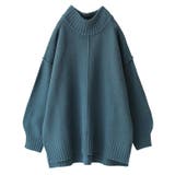 ブルーグリーン | n'OrLABELハイネックアウトリンキングニット | osharewalker