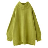 ピスタチオ | n'OrLABELハイネックアウトリンキングニット | osharewalker