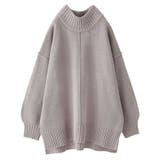 グレー | n'OrLABELハイネックアウトリンキングニット | osharewalker