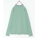 スモーキーミント | n'OrLABEL配色メローカットソー  | osharewalker