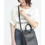 C.オフホワイト | n'OrLABEL汗ジミ防止ゆるっとロゴTシャツ | osharewalker