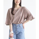 グレージュ | n'OrLABEL汗ジミ防止フレアスリーブカットソー | osharewalker
