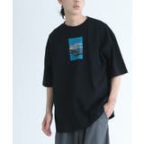 ブラック | n'OrLABELフォトプリントTシャツ | osharewalker【MEN】