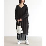 ブラック | n'OrLABELカシミヤタッチVネックニット  | osharewalker