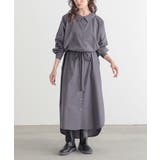 グレー(08) | n'OrLABELシンプルロングシャツワンピ  | osharewalker