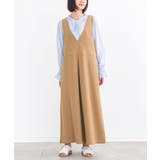 ベージュ | n'OrLABELカットジョーゼットジャンパースカート | osharewalker