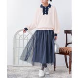 ネイビー | somari imaginationニットポロドッキングワンピース | osharewalker