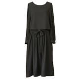 ブラック(00) | kOhAKUセットアップ風クラシカルワンピース | osharewalker