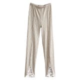 ペールグレー | n'OrLABELフロントレースリブレギンス | osharewalker