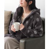 チャコール | n'OrLABELドット柄ふんわりルームウェア | osharewalker
