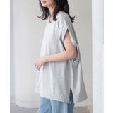 杢グレー | n'OrLABEL汗じみ防止ドロストカットソー | osharewalker