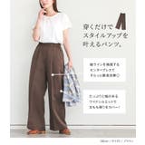 n'OrLABELタックワイドスラックス  | osharewalker | 詳細画像2 