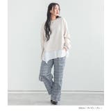 n'OrLABELストレートチェックパンツ  | osharewalker | 詳細画像5 