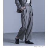 kOhAKU変形ベルトバックルタックパンツ | osharewalker | 詳細画像4
