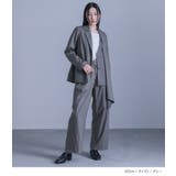 kOhAKU変形ベルトバックルタックパンツ | osharewalker | 詳細画像5