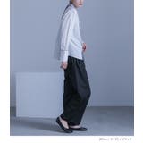kOhAKU変形ベルトバックルタックパンツ | osharewalker | 詳細画像10
