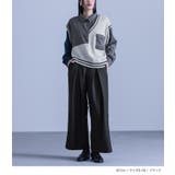 kOhAKUハイウエストタックパンツ | osharewalker | 詳細画像2 