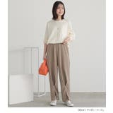 n'OrLABELフロントスリットテーパードパンツ | osharewalker | 詳細画像9