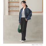 n'OrLABELフロントスリットテーパードパンツ | osharewalker | 詳細画像11