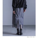 kOhAKUチュール切替ナロースカート | osharewalker | 詳細画像6