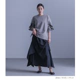 kOhAKUアシンメトリーシャーリングスカート | osharewalker | 詳細画像5 