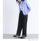 somari imaginationオーガンジーレイヤードストレートパンツ | osharewalker | 詳細画像11