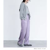 somari imaginationフェイクパールベルト付きサテンカーブパンツ | osharewalker | 詳細画像5