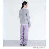 somari imaginationフェイクパールベルト付きサテンカーブパンツ | osharewalker | 詳細画像7