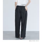 somari imaginationフェイクパールベルト付きサテンカーブパンツ | osharewalker | 詳細画像12