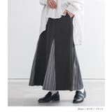 n'OrLABELストライプ切替セミフレアスカート  | osharewalker | 詳細画像9 