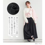 n'OrLABELリネンライクタックガウチョパンツ  | osharewalker | 詳細画像2 